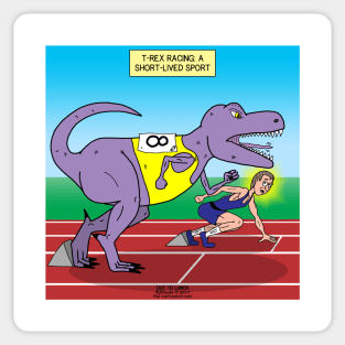 T-Rex Track Racing Sticker